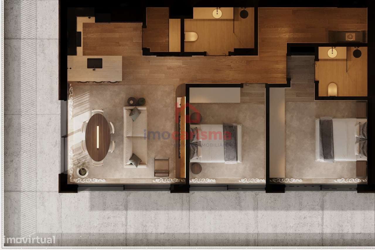 Apartamentos T3 Novos em Construção desde 380.000€ em Paços de Ferreir-13