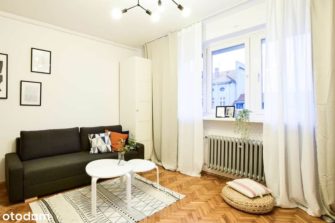 Przy Galerii Dominikańskiej | 34 mkw. | osobna kuchnia | kawalerka-0