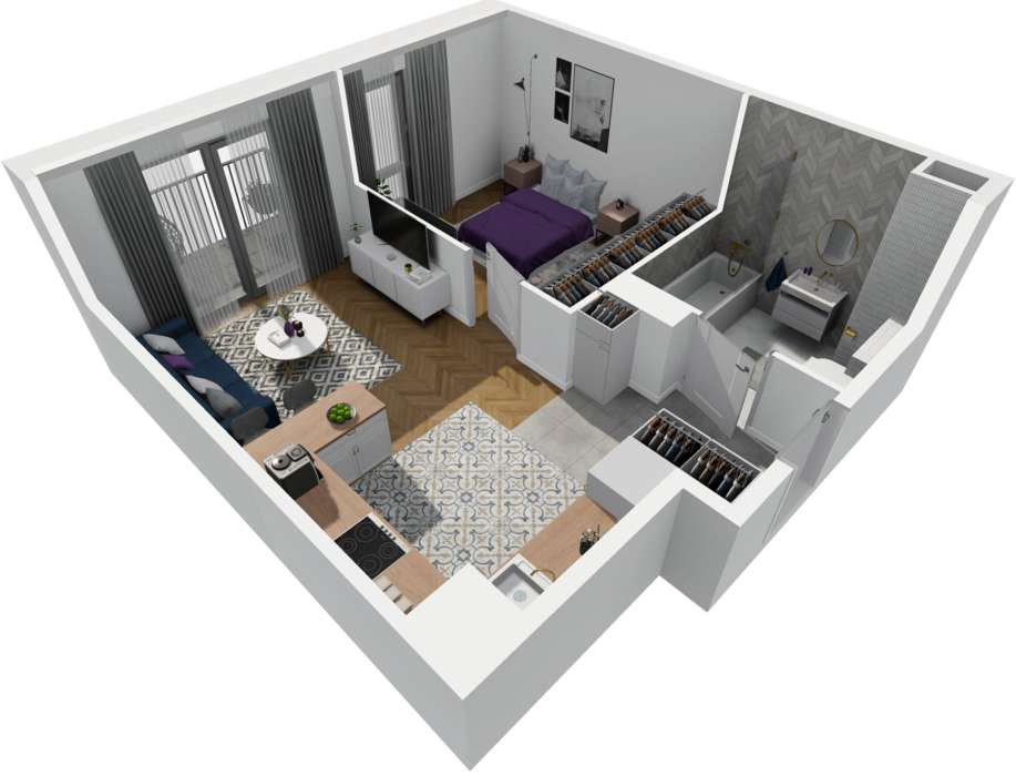 Piękne > 2 pokoje > Balkon > doskonała Lokalizacja !-1