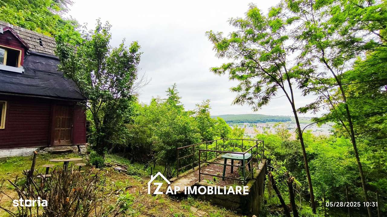 Teren Platou - 1613 mp - cu căbănuță intabulată– vedere panoramica - Imagine principală: 4/7