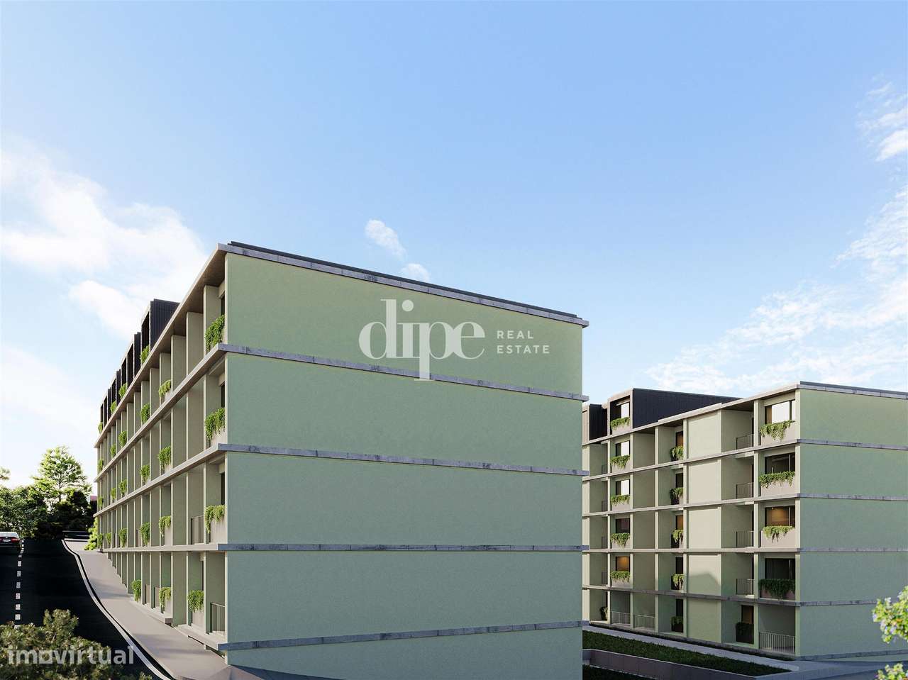 Apartamento T1 novo inserido no condomínio privado em Guimarães-15