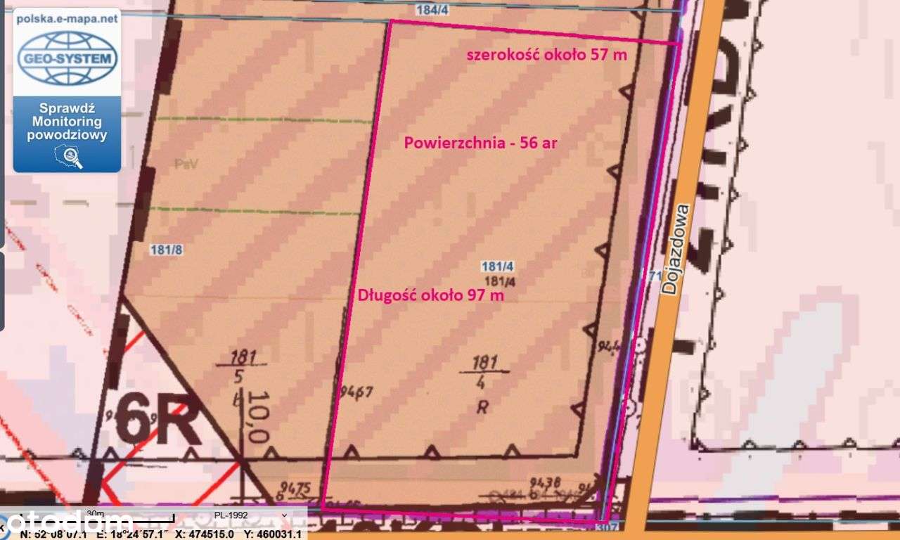 Duża działka budowlana na sprzedaż Wyszyna ul. Doj - Pełny obrazek: 5/6