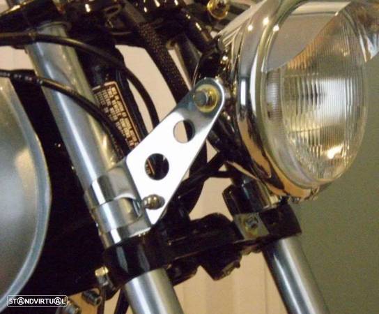 Suporte apoio farol universal para projectos cafe racer bobber  hornet bandit gs cb  scrambler - 3