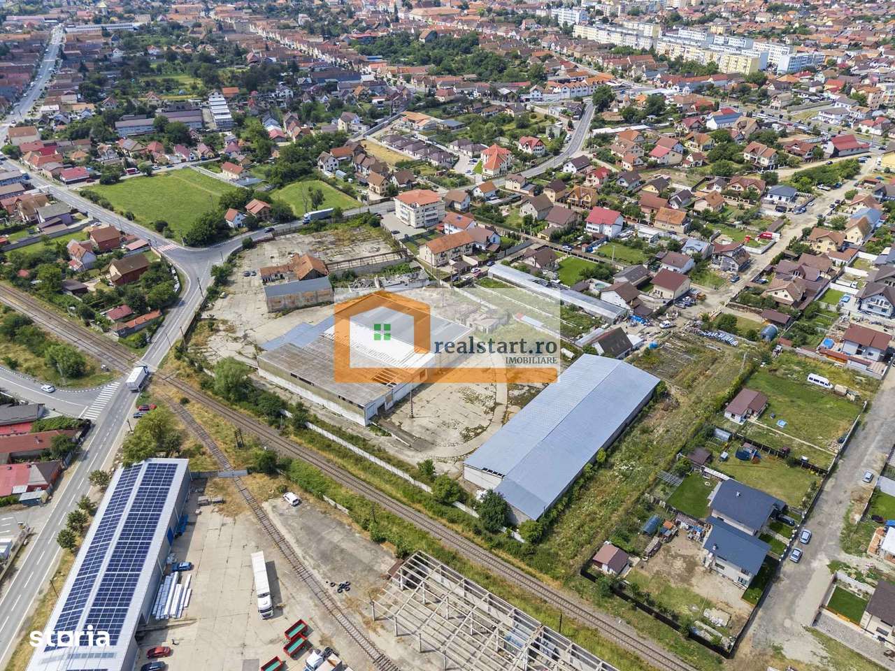 Codlea, Depozite si teren 1,7Ha, 5600mp cladiri, D 155ml la DJ112A, ac - Imagine principală: 4/14