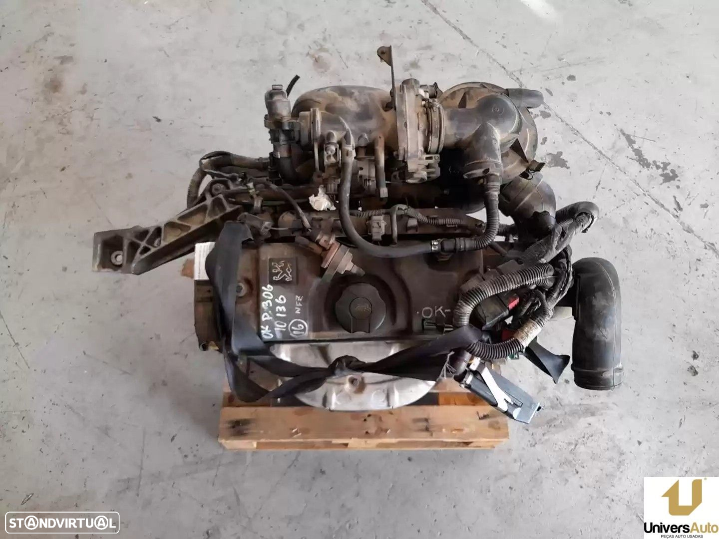 MOTOR COMPLETO PEUGEOT 306 1998 -NFZ - 8