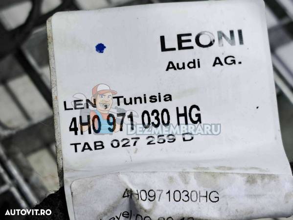 Instalatie electrica usa Audi A8 (4H) [Fabr 2010-2017] 4H0971030HG - 2