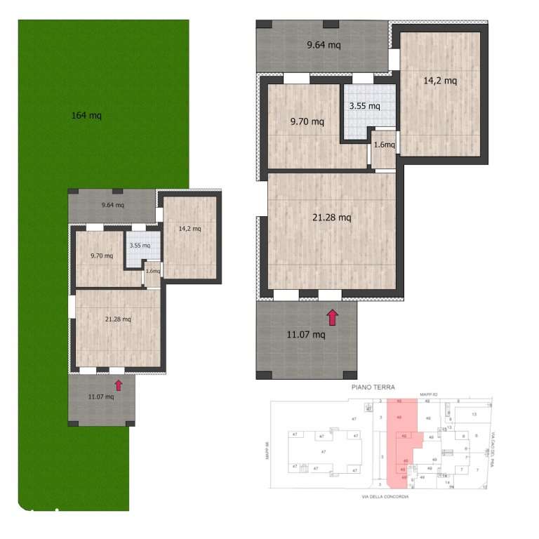 Apartament 3 camere cu gradina | Verona - Italia-4