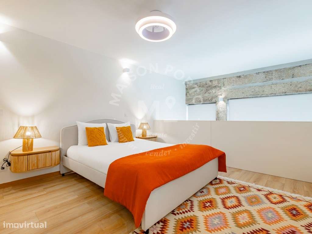 Apartamento T1 Duplex Totalmente Equipado e Mobilado no Bonfim, Porto-38