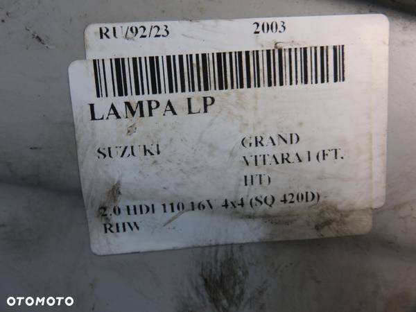 LAMPA LEWA PRZEDNIA SUZUKI GRAND VITARA I (FT, HT) - 4