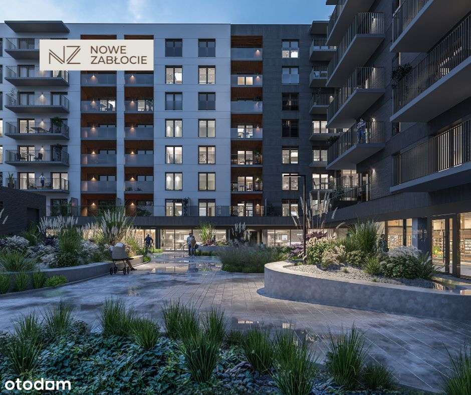 NOWE ZABŁOCIE Chemobudowa-Kraków / Przestronna loggia / Bez prowizji-4