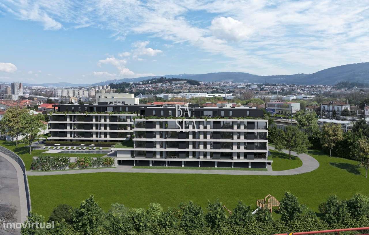 Apartamento T1 em condomínio com piscina em Ferreiros Braga. - Grande imagem: 4/14