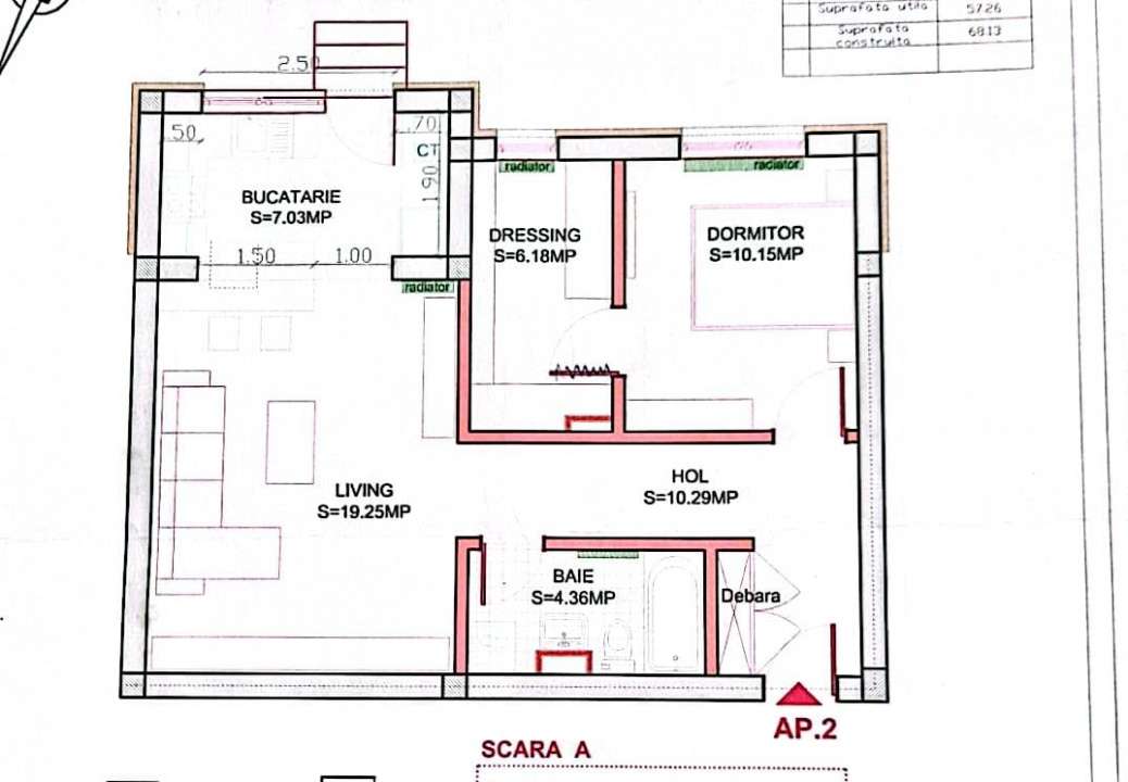 Apartament cu doua camere la parter cu gradina 60mp, Sanpetru - Imagine principală: 5/5