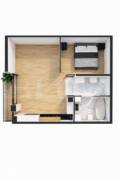 Apartament 42 mp, et 2, incalzire pardoseala, lift, parcare, privelist