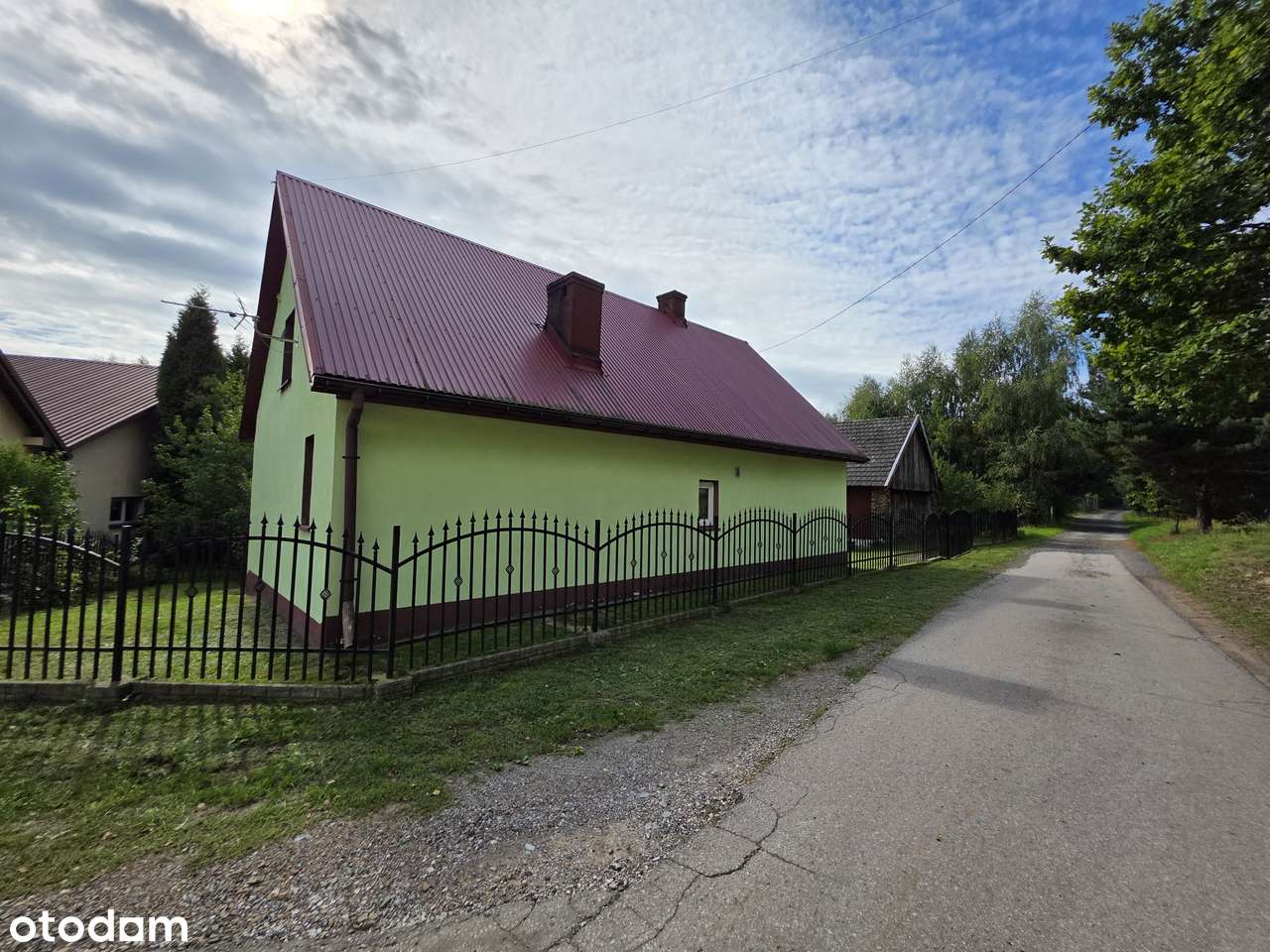 Wolnostojący murowany dom/ działka 66arowa/ płaski teren widok na las - Pełny obrazek: 4/19