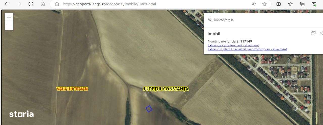 Teren 500 mp(lot 26)/Valu Lui Traian/licitatie - Imagine principală: 3/4