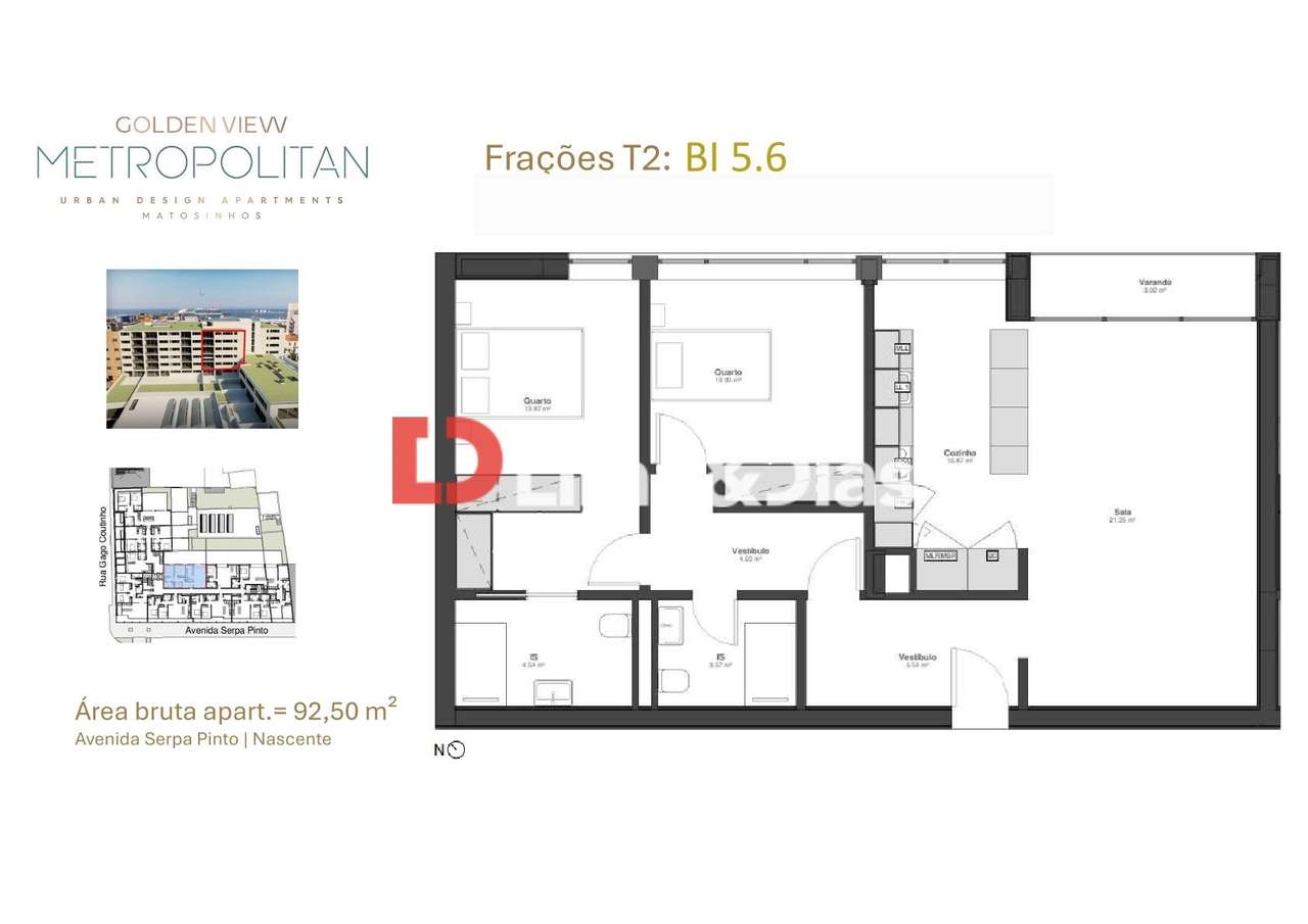 Apartamento T2 Venda Matosinhos-0