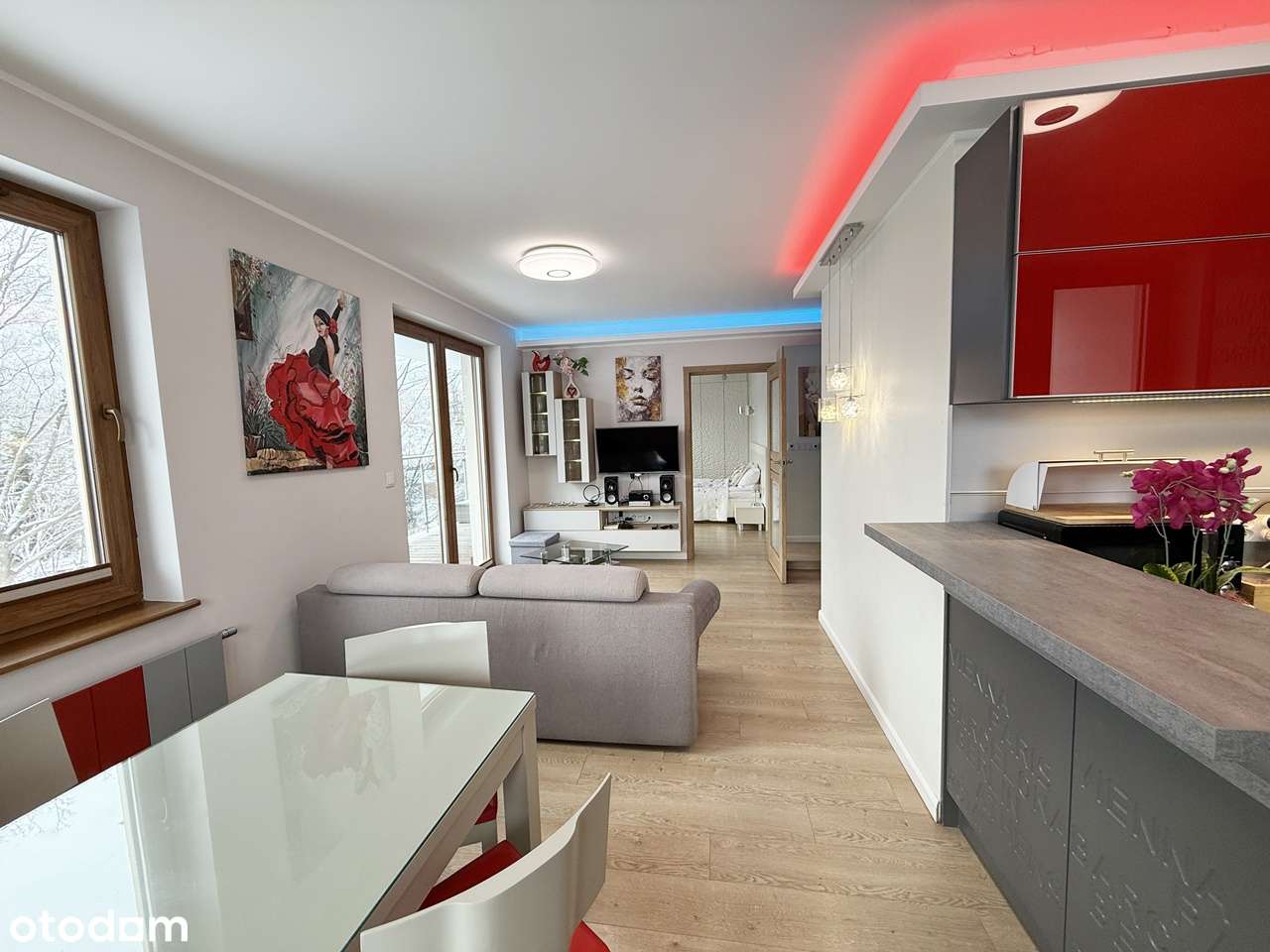 Apartament z widokiem na Śnieżkę i dwoma balkonami-0