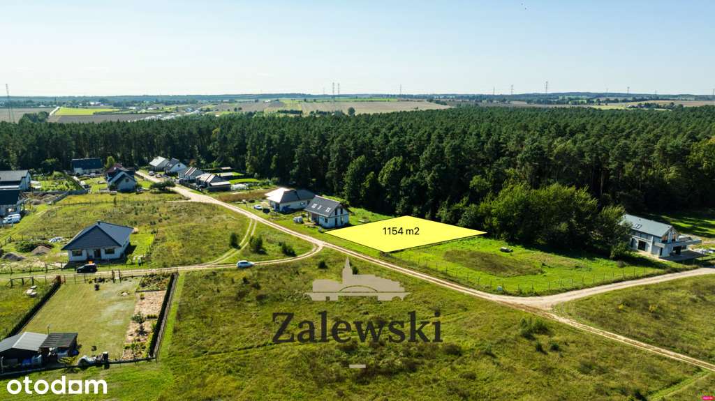 Działka 1154 m²na skraju lasu – Baczyna-1