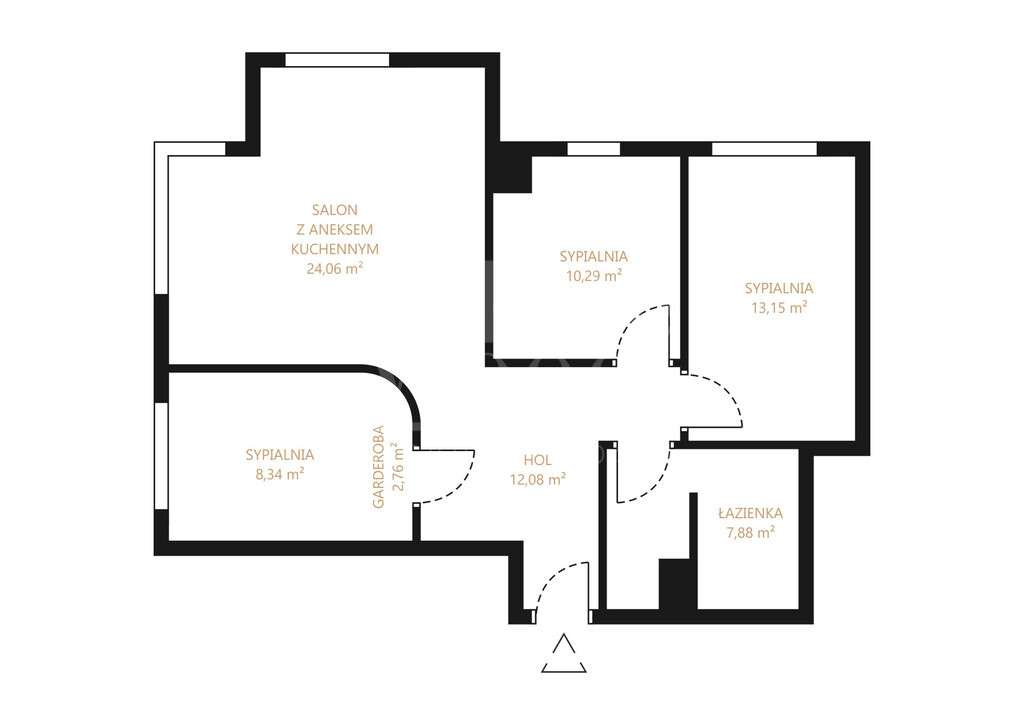 Czteropokojowy apartament, Invest Komfort - Pełny obrazek: 5/20