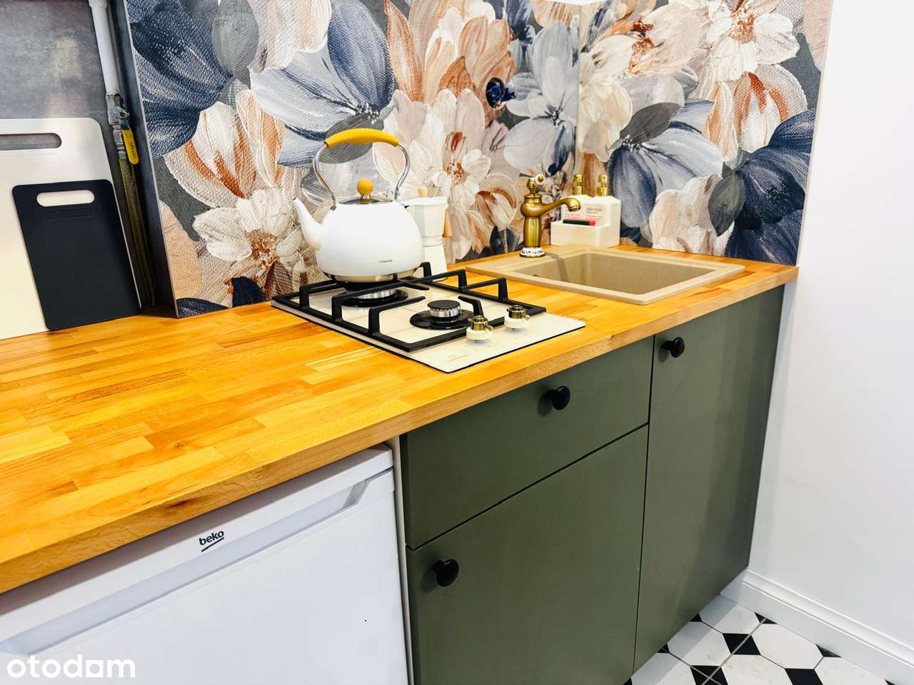 Kawalerka z 1936r. ul. Francuska, Saska Kępa, ogród, Booking-7