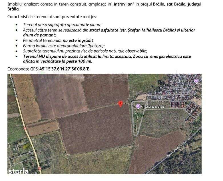 BRAILA, Zona Lacul Dulce, Cartier ANL, Teren Intravilan 20,000 MP - Imagine principală: 3/4