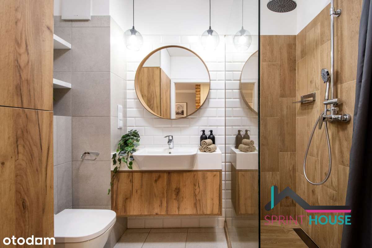 Pięknie urządzone 3 pokoje, balkon, garaż i boks-11