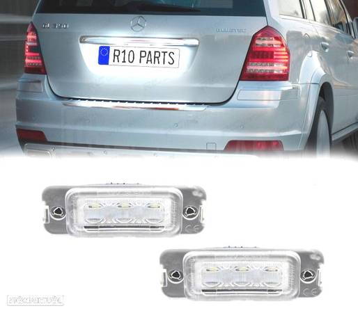 LUZ DE MATRICULA LED PARA MERCEDES CLASSE GL X164 06-12 - 1