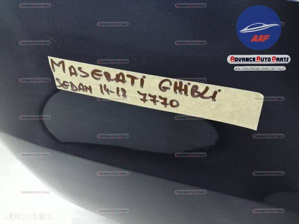 Bara spate Maserati Ghibli sedan an 2007-2014 cu senzori cod 670010943 - originala - 7