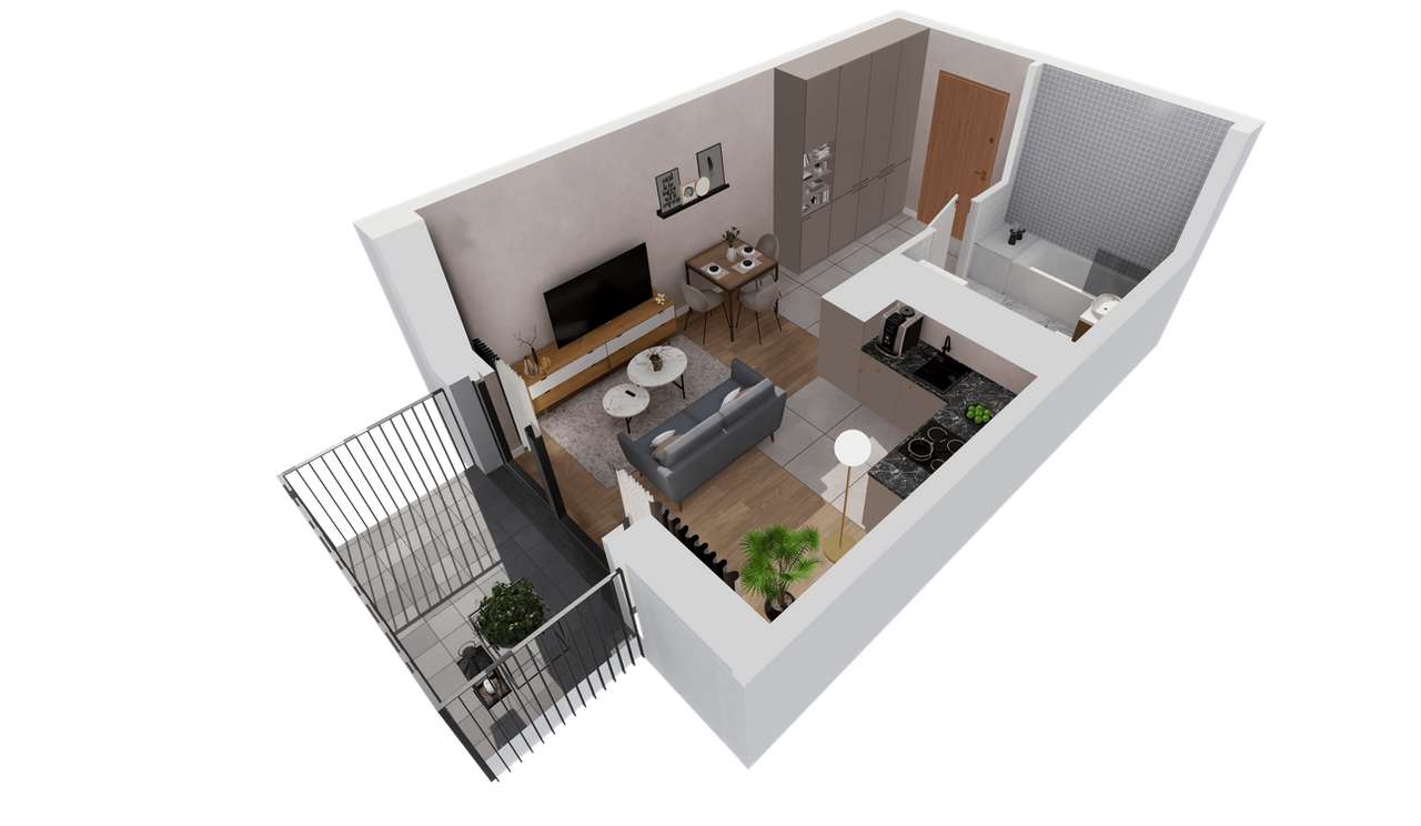 26,43m2, okolice ronda Solidarności.-7