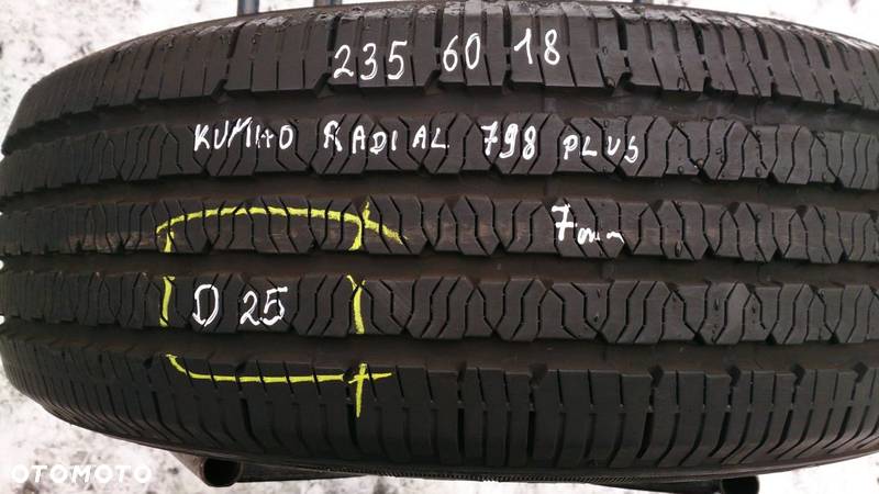 Opony Kumho Radial 798 Plus   235 60 18     D 25 - 1