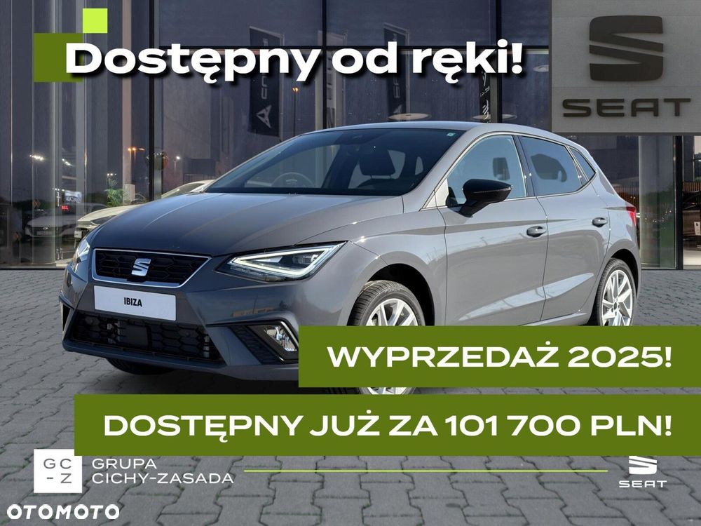 SEAT Ibiza FR 1.0 TSI 115 KM 6-biegowa manualna,od ręki, WYPRZEDAŻ ROCZNIKA 2025!