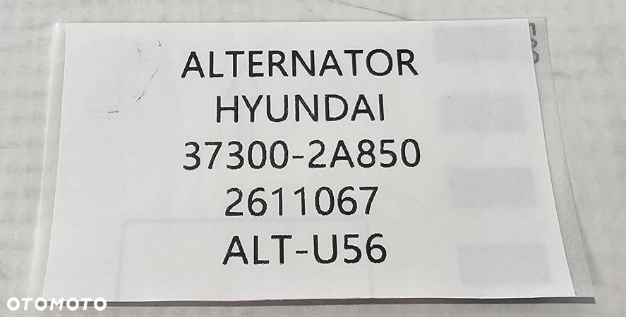 ORG ALTERNATOR HYUNDAI / KIA - 1.1 / 1.4 / 1.6 / 1.7 - 130A 13,5V - 6