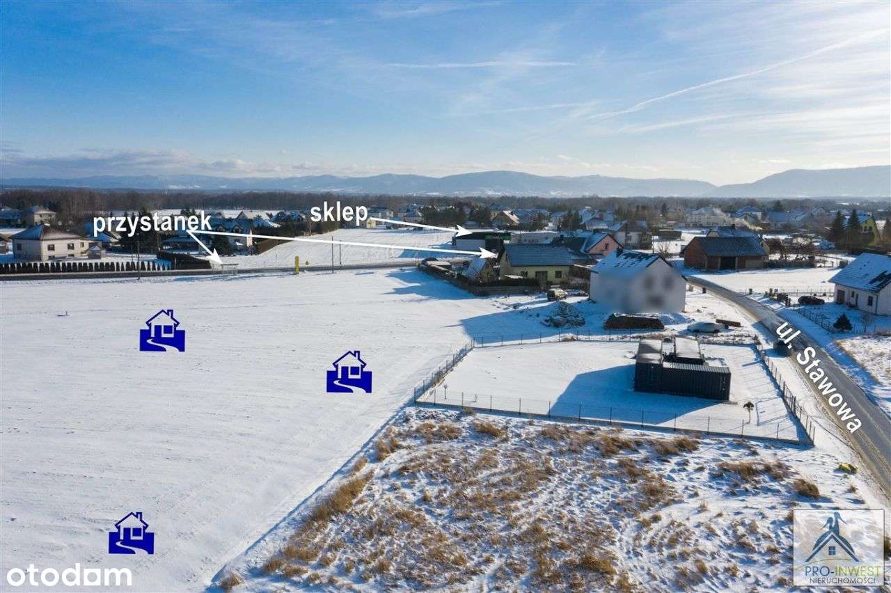 Zgrabna kwadratowa działka, komfortowa lokalizacja-3