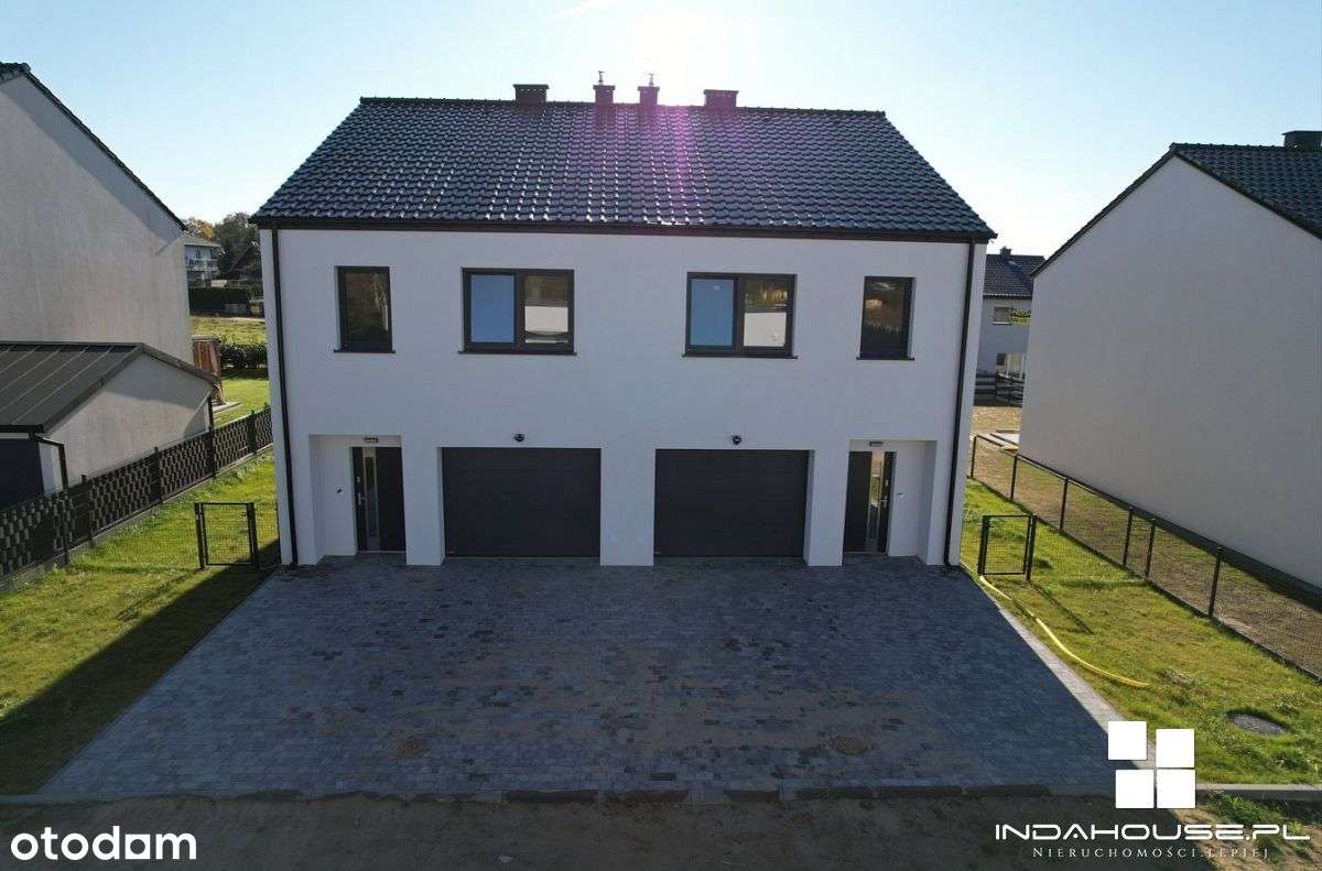 Nowy dom, bliźniak stan deweloperski. Nowe Bielice-8