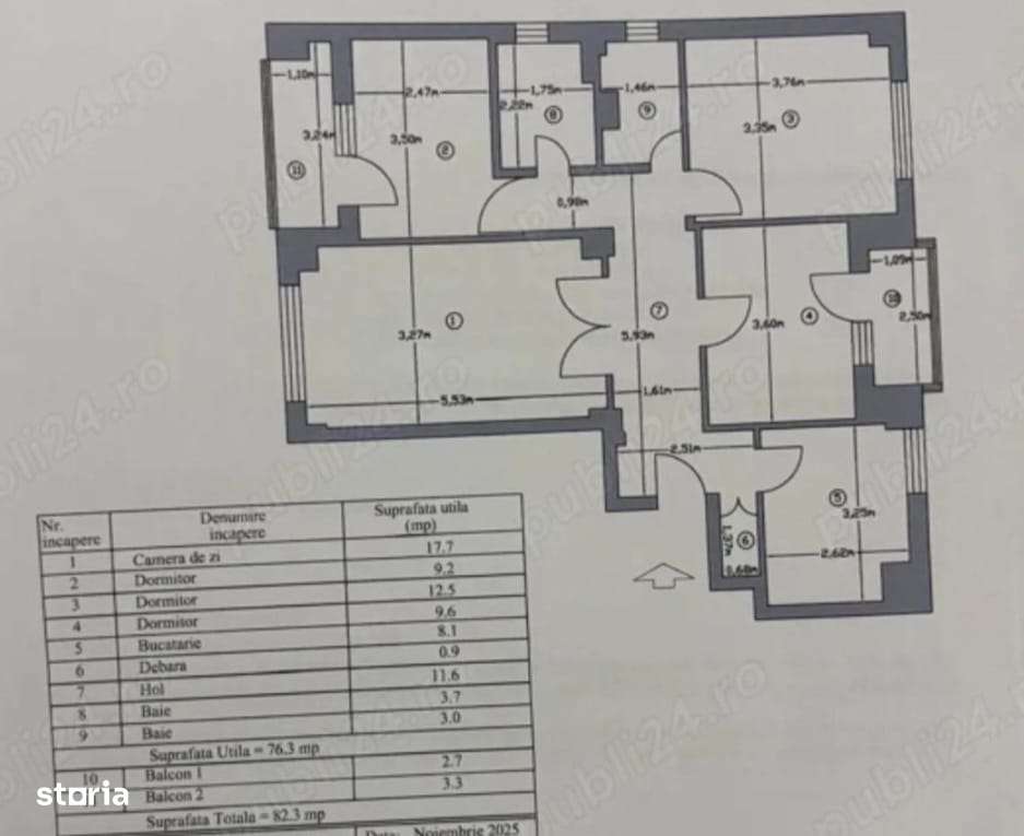 4 camere PITEȘTI , Decomandat , Amplasament DEOSEBIT, negociabil !-13