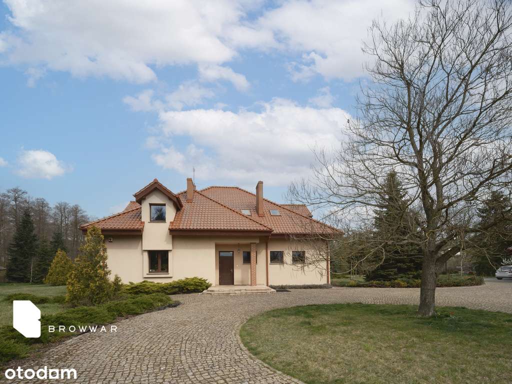 Wyjątkowa rezydencja w otulinie lasu, 7211 m² działki, Borówiec-18