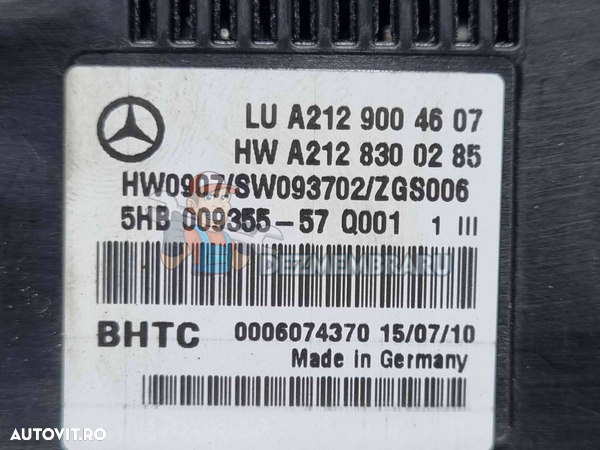 Panou comanda clima Mercedes Clasa E (W212) [Fabr 2009-2016] A2129004607   A2128300285 - 4