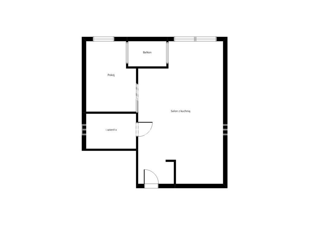 Nowoczesne 2 pokoje z balkonem, 37,8 m² Załęska - Pełny obrazek: 2/14