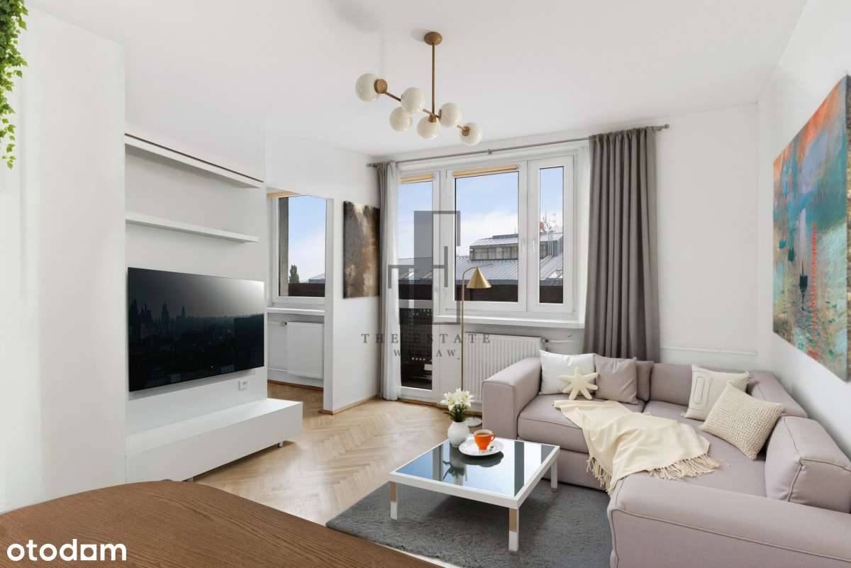 Mokotowska * Parking * Balkon * 2 pokoje-0