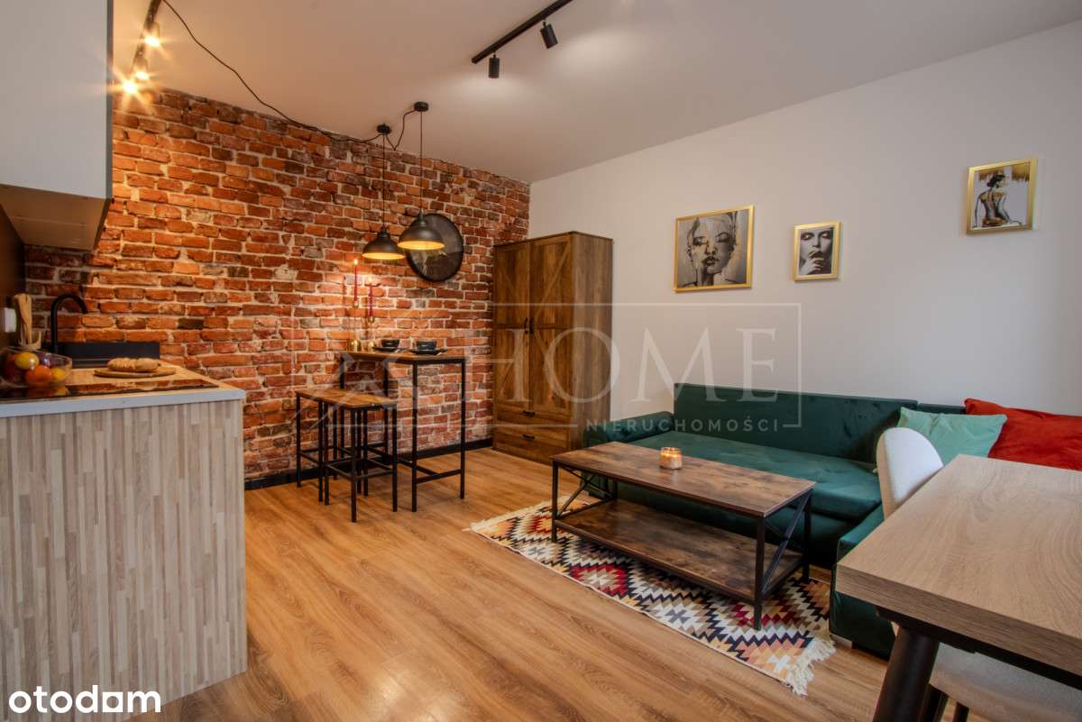 Wyjątkowa kawalerka w stylu loftowym-2