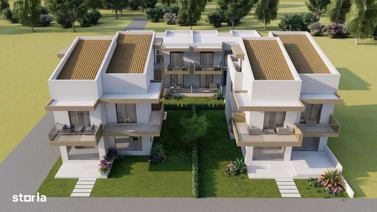 Casă modernă tip duplex în complex rezidențial nou în Grecia-7