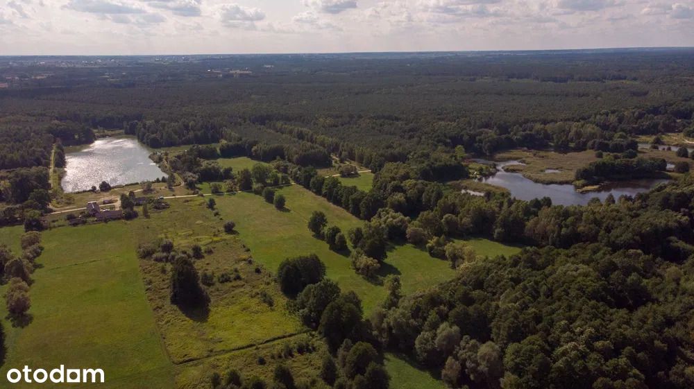 działka pod budowę nad jeziorem przy rezerwacie