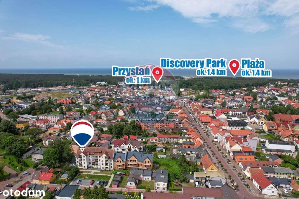 3-pokojowe mieszkanie w Łebie – ul. 1 Maja 1A - Pełny obrazek: 2/20