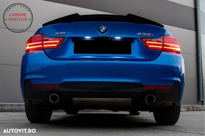 Eleron Portbagaj BMW Seria 4 F32 (2013-up) M4 CSL Design Negru Mat- livrare gratuita - 11