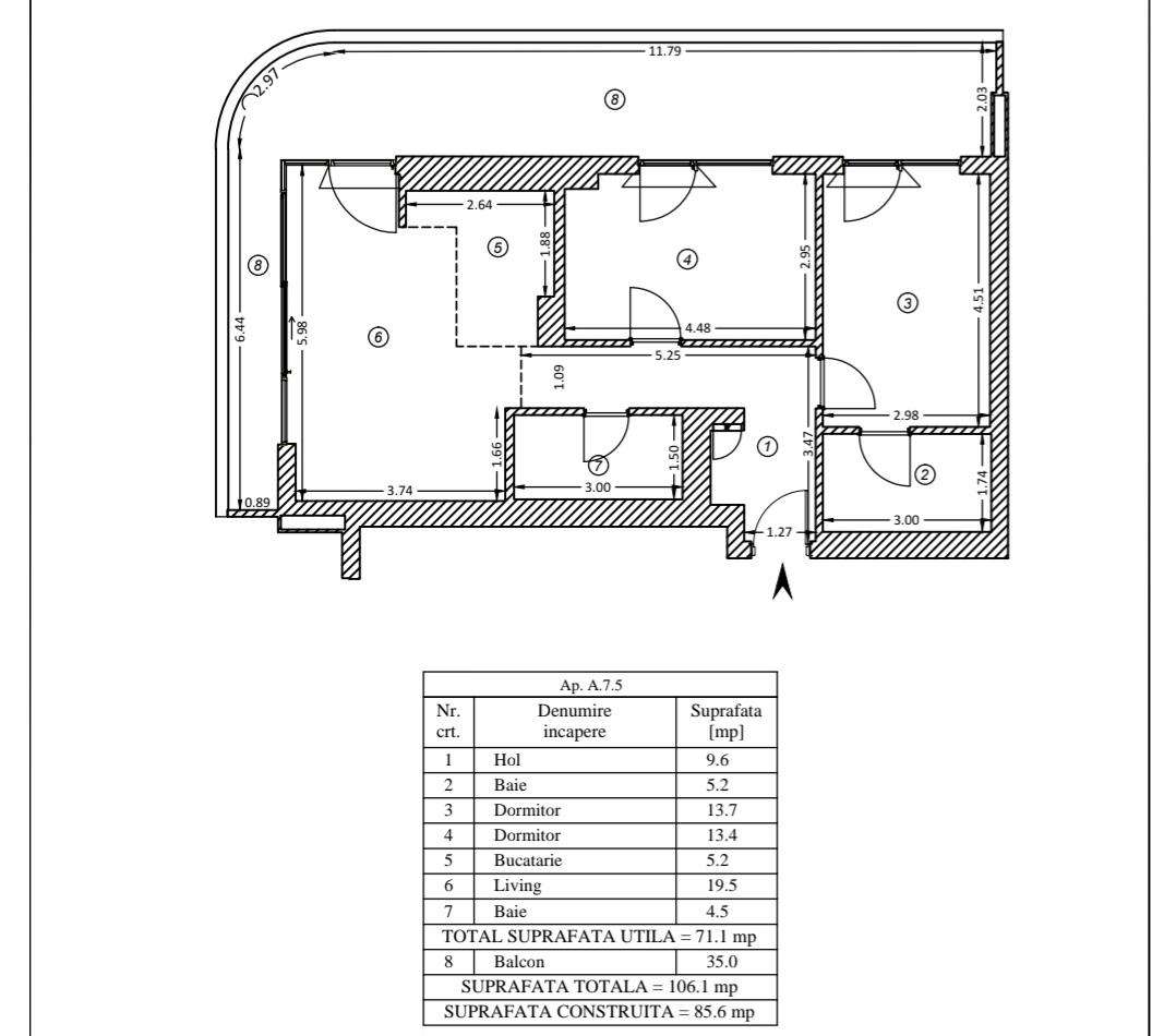 Direct Dezvoltator - Apartament 3 camere, Floreasca, Yacht Kid-14
