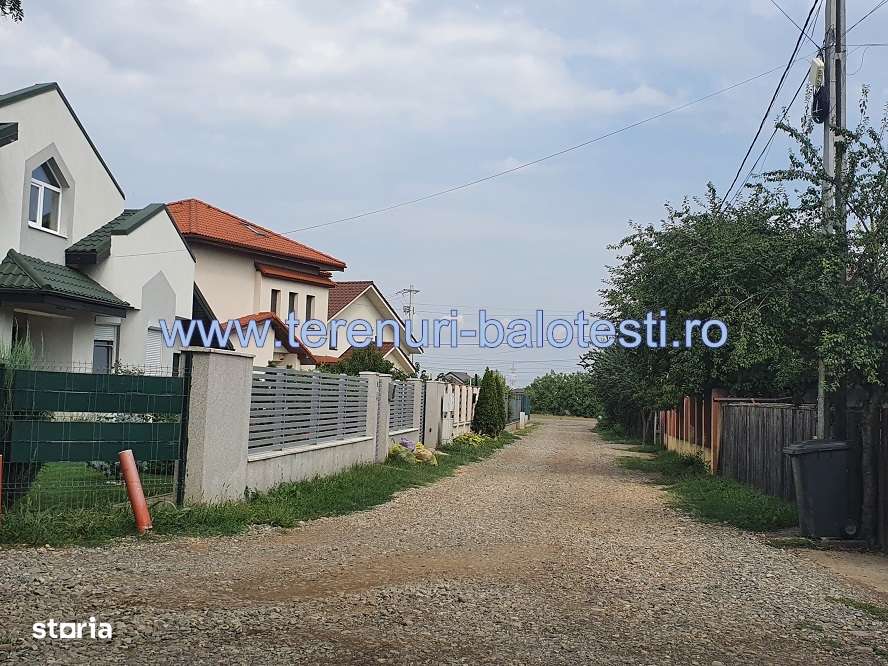 Teren Balotesti,vecinatate Dn1, utilitati+asfalt la 60 metri-1