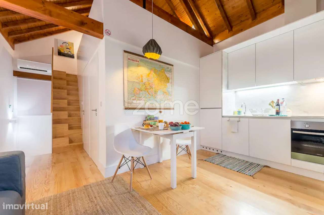 Apartamento T1+1 com Mezzanine e Varanda na Rua do Almada, Porto - Grande imagem: 5/32