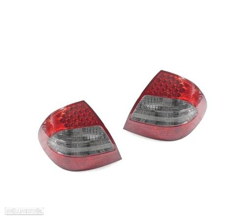 FAROLINS LED PARA MERCEDES CLASSE E W211 02-06 VERMELHO CINZENTO - 3