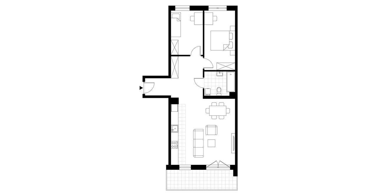 3-pokojowe mieszkanie 67m2 + balkon Bez Prowizji - Pełny obrazek: 4/9