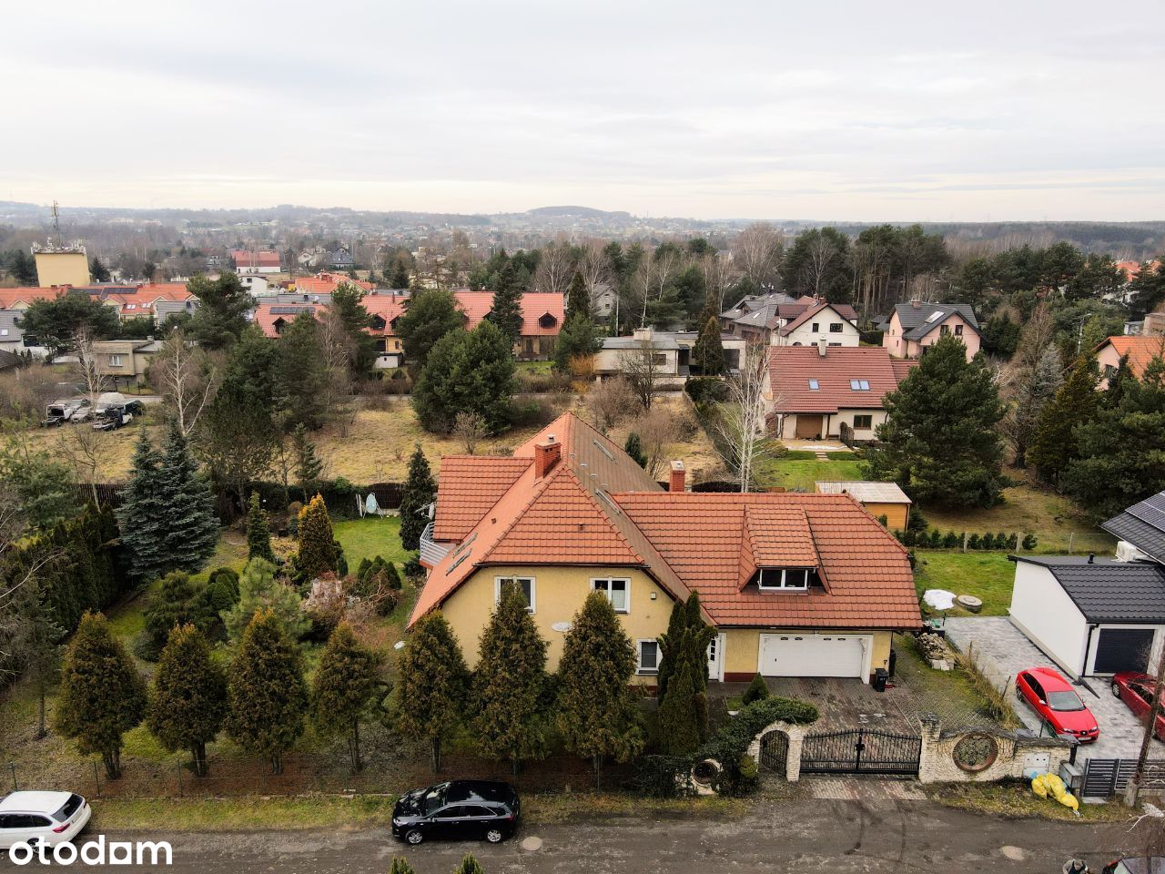 Podlesie.Duża działka/dom. Ślepa uliczka.